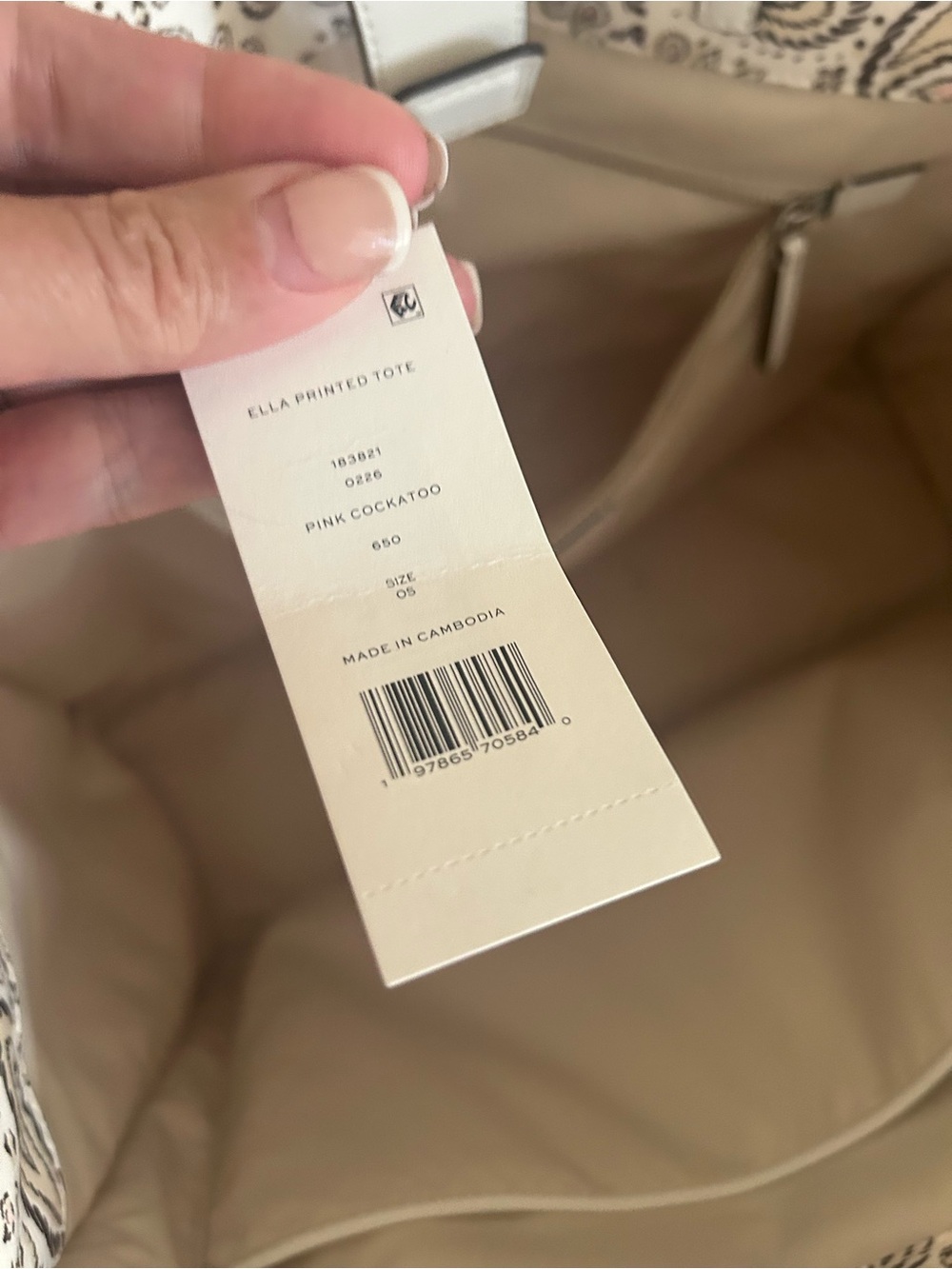TORY BURCH ELLA large tote bag in pink cockatoo. - Picture 4 of 16